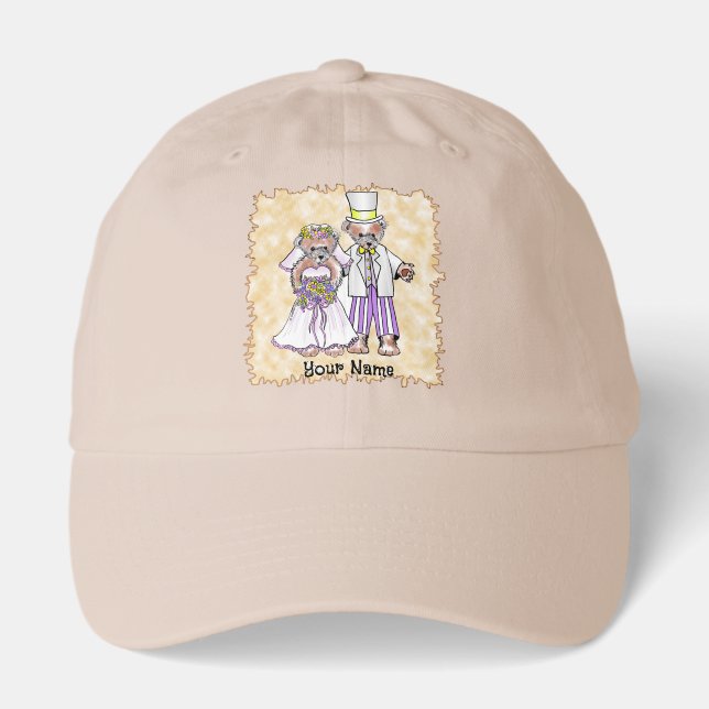 Bear Bride And Groom hats (Front)