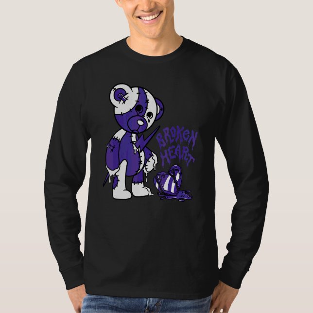 Bear Broken Heart  Loves 5s Matching T-Shirt (Front)