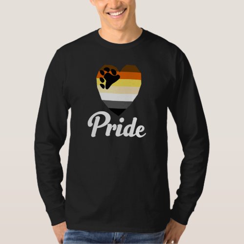 Bear Brotherhood Gay Pride Rainbow Word  2 T_Shirt