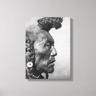 Bear Bull A Blackfoot Warrior Canvas Art