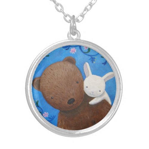 Bear  Bunny Forever Love Necklace Sweet Woodland
