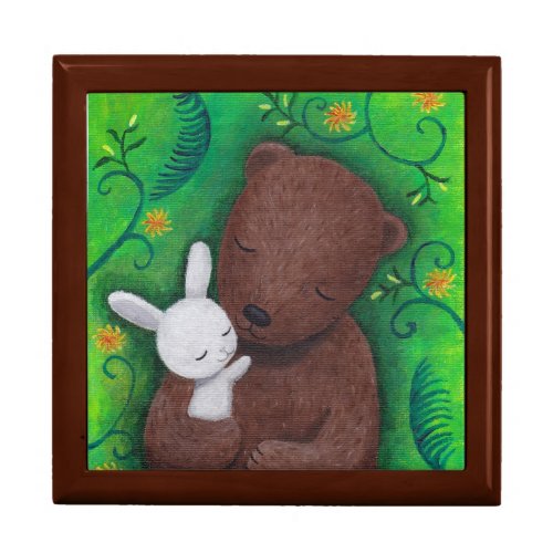 Bear  Bunny I Love You Forever Sweet Jewelry Box