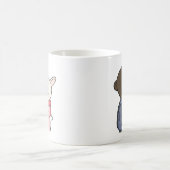 Bear & Bunny Mug Cute Couple Cute Mug Gift for Her (Center)
