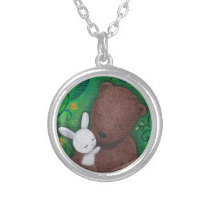 Bear & Bunny Woodland Love Anniversary Necklace