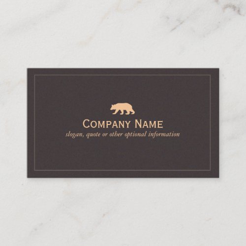 Bear Business  Card