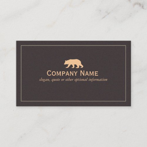 Bear Business Card