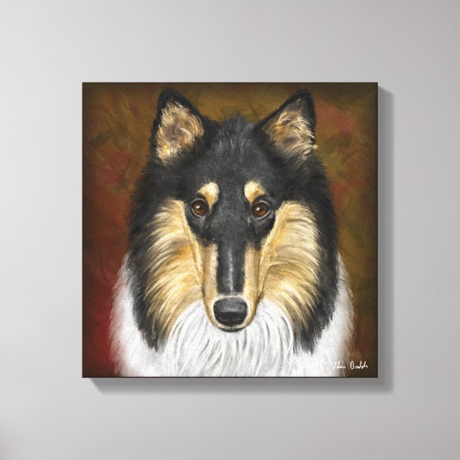 bear canvas print (Front)