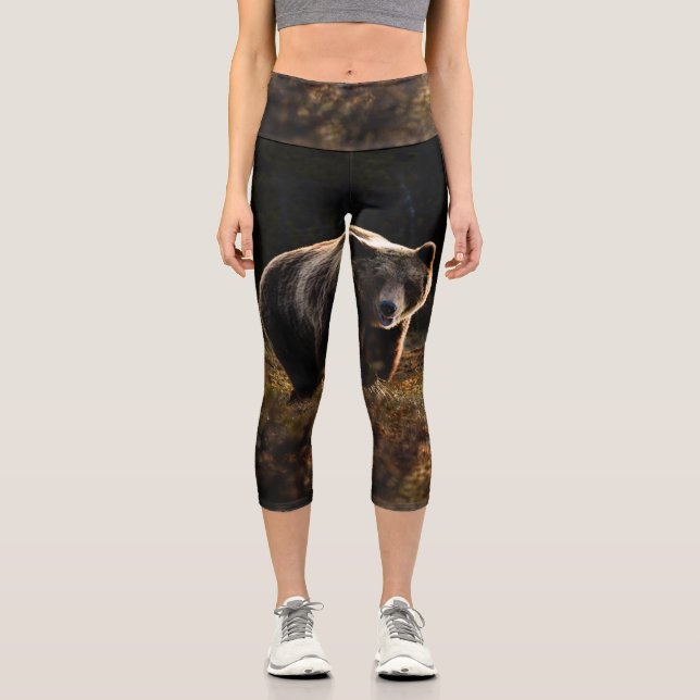 Bear Capri Leggings (Front)
