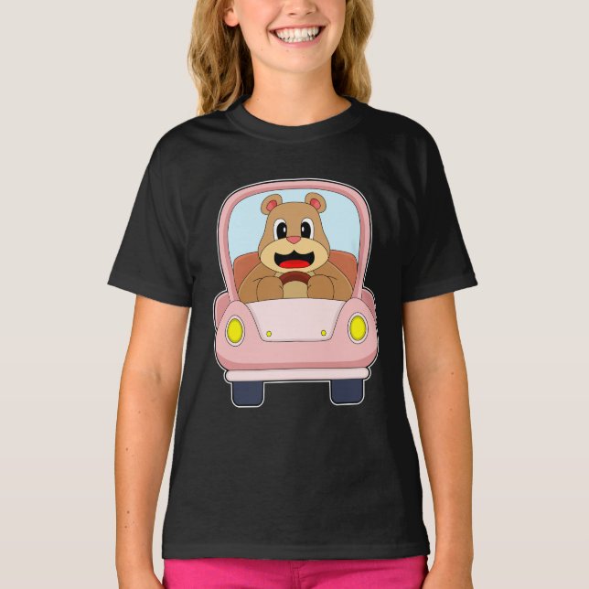 Bear Car T-Shirt (Front)