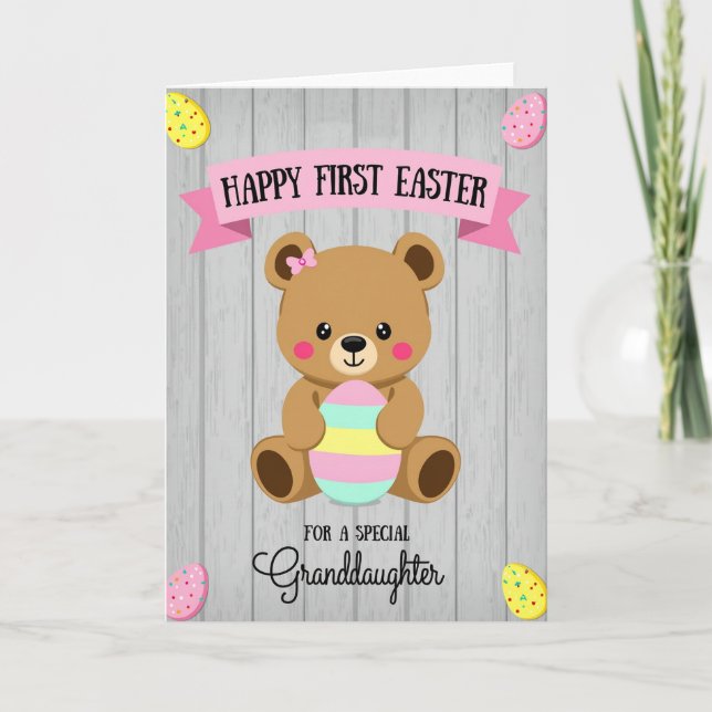 Bear Celebration Greeting Card (Front)