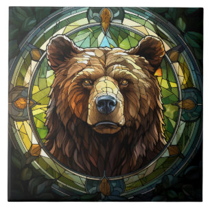 Bear Ceramic Tile