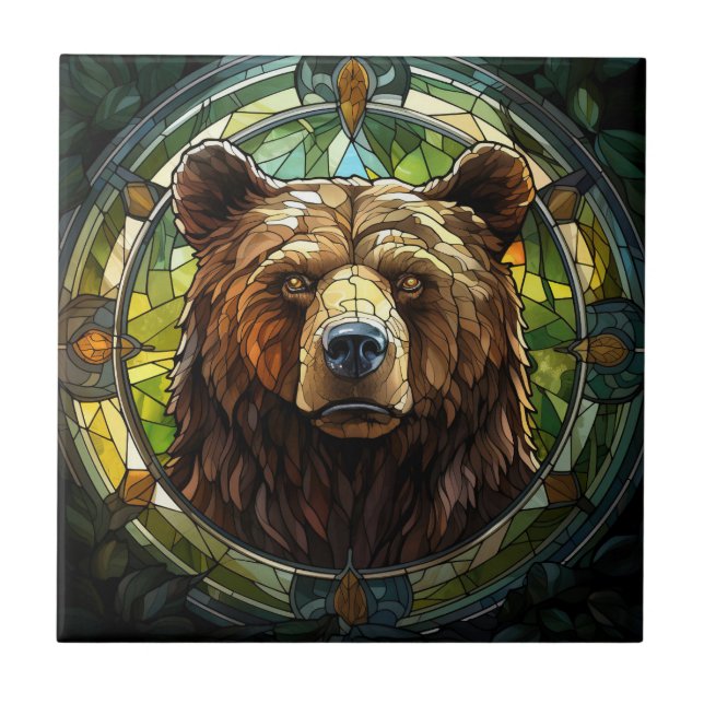 Bear Ceramic Tile (Front)