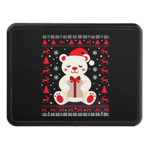 Bear Christmas Christmas (1) Hitch Cover