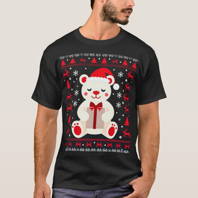 Bear Christmas Christmas (1) T-Shirt (Front)