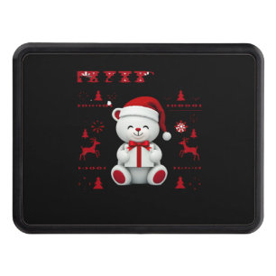 Bear Christmas Christmas (2) Hitch Cover