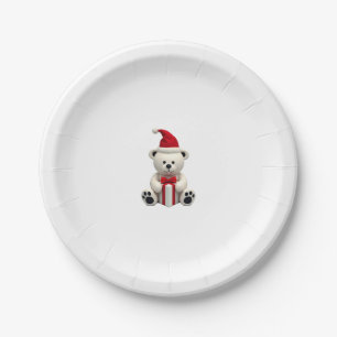 Bear Christmas Christmas (2) Paper Plates
