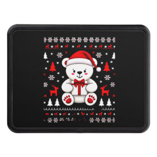 Bear Christmas Christmas (3) Hitch Cover