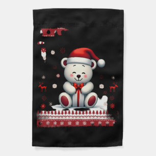 Bear Christmas Christmas (4) Garden Flag