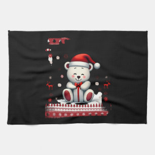 Bear Christmas Christmas (4) Kitchen Towel