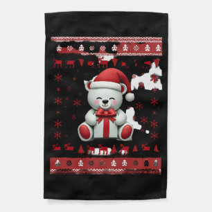Bear Christmas Christmas (5) Garden Flag