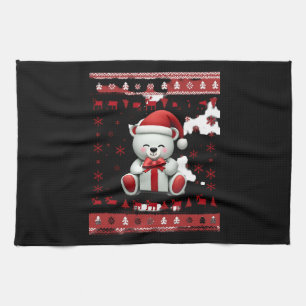 Bear Christmas Christmas (5) Kitchen Towel