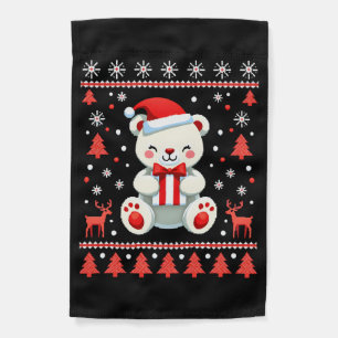 Bear Christmas Christmas (6) Garden Flag