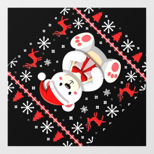 Bear Christmas Christmas Wall Decal