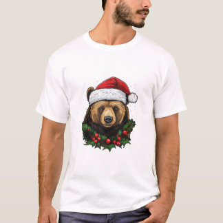 Bear Christmas Tree Light T-Shirt