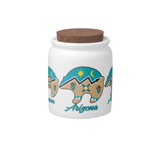 Bear Clan Arizona Candy Jar (Front)