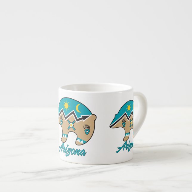 Bear Clan Arizona Espresso Cup (Front Right)