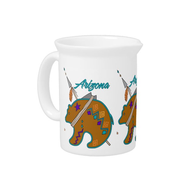 Bear Clan Arrow Drink Pitcher (Left)