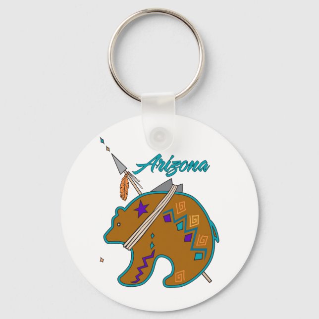 Bear Clan Arrow Keychain (Front)