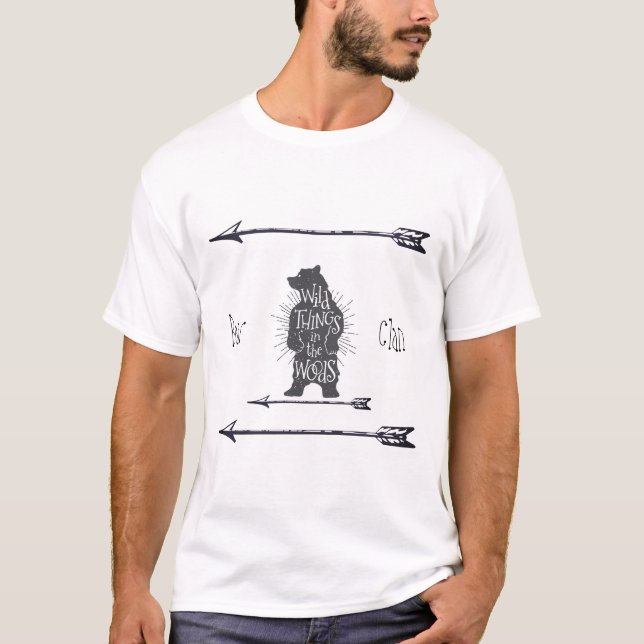 Bear Clan Native American T-Shirt (Front)