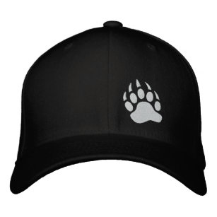 Bear Claw Embroidered Baseball Cap