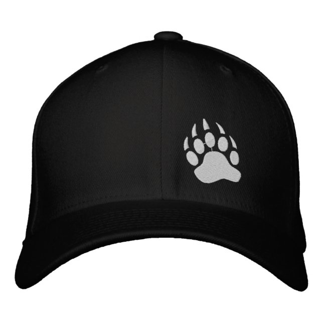 Bear Claw Embroidered Baseball Cap (Front)
