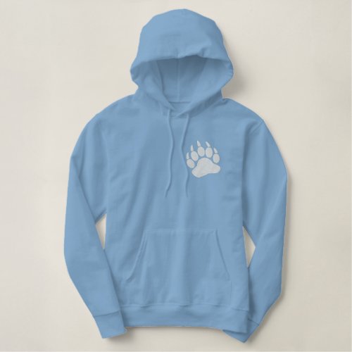 Bear Claw Embroidered Hoodie