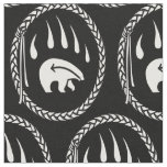 Bear Claw Fabric Tribal Bear Art Fabric