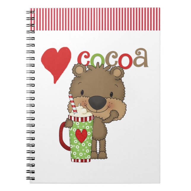 Bear Cocoa Love Holiday Notebook (Front)