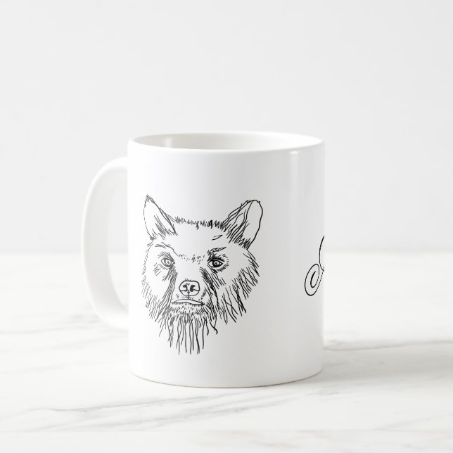 Bear Coffee Mug (Front Left)
