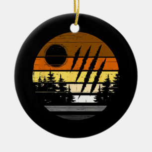 Bear Community, Gay Bear Claw Traces Ceramic Ornament