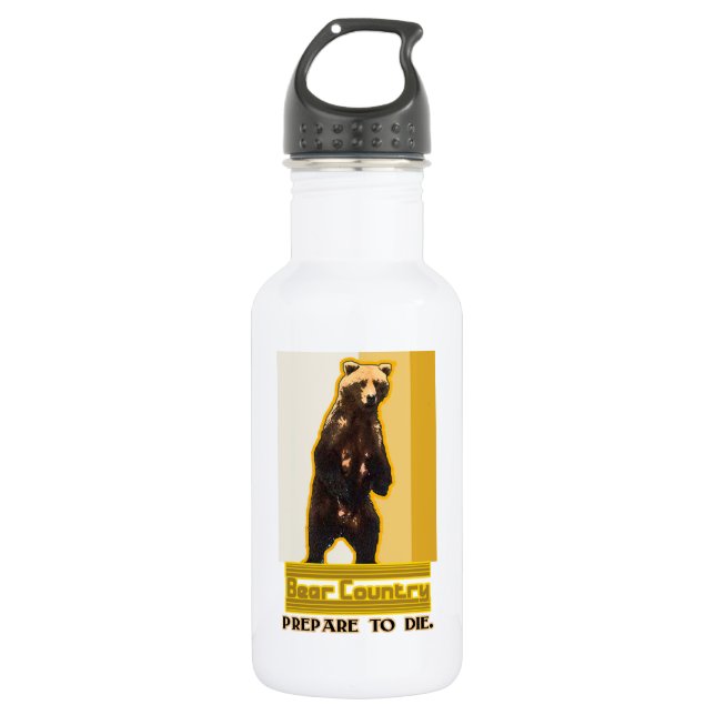 Bear Country Water Bottle (Front)