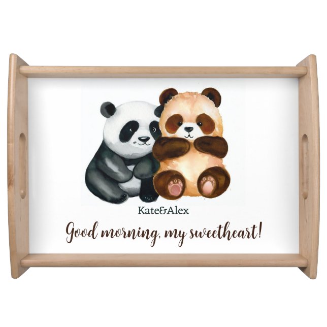 Bear Couple Serving Tray (Front)