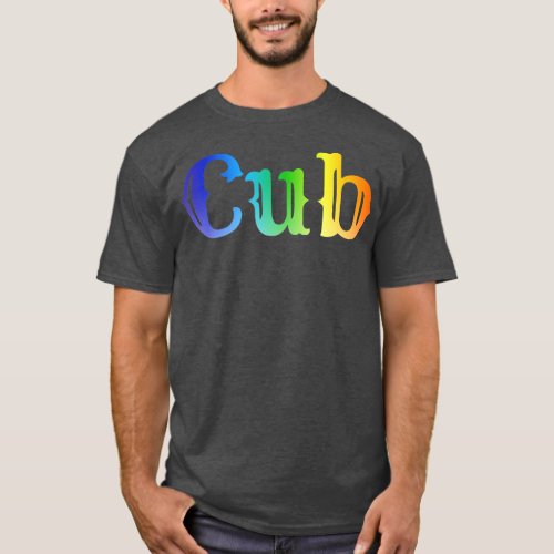 Bear Cub Gay Pride Bear Daddy Rainbow LGBTQ Pride T_Shirt
