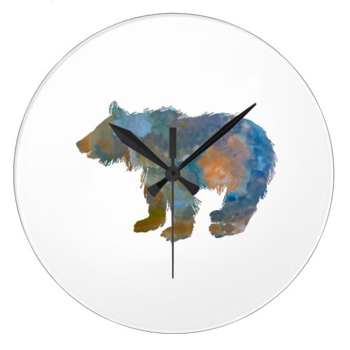 Bear Cub Large Clock