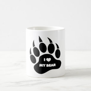 Bear / Cub Mug I Heart my Bear in The Paw - Mug
