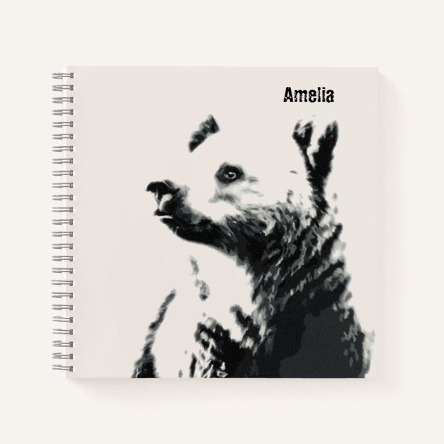 Bear Cub Personalized Notebook (Front)