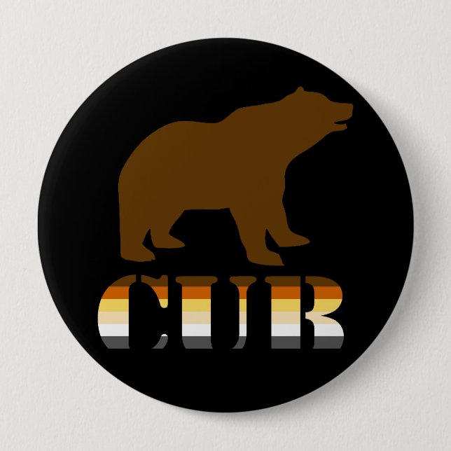 BEAR CUB PINBACK BUTTON (Front)