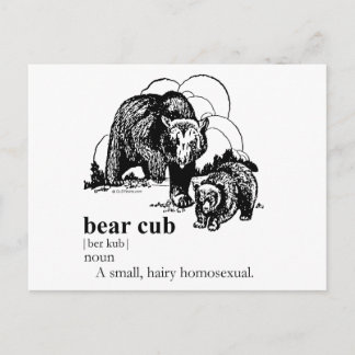 BEAR CUB POSTCARD