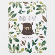 Bear Cub Stroller Blanket at Zazzle
