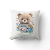 Bear Cub Throw Pillow